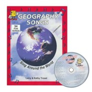 Audio Memory Geography Songs CD, Workbook, and Map