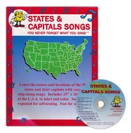 Audio Memory States & Capitals Songs Poster & CD Set