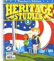 BJU Press HEritage Studies 1 Teacher Edition (3rd Edition)
