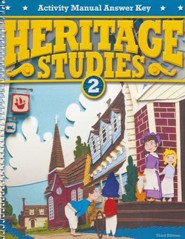 BJU Press Heritage Studies Grade 2 Student Activities Key (3rd Edition)