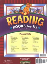 BJU Press K5 Beginnings Reader Set, Second Edition