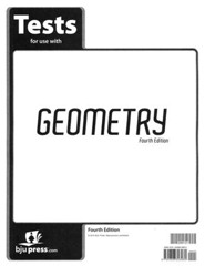 BJU Press Geometry Tests, Grade 10 (Fourth Edition)