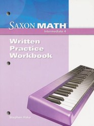 Saxon Math Intermediate 4 Written Practice Workbook