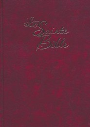 LSG French Bible (Louis Segond) Hardcover Large Print Book