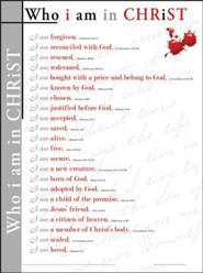 Who I Am in Christ Laminated Wall Chart