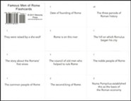 Famous Men of Rome Flashcards