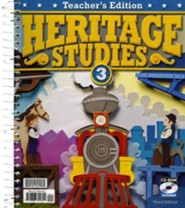 BJU Press Heritage Studies 3 Teacher's Edition (3rd Edition)