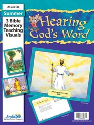 Hearing God's Word (ages 2 & 3) Bible Memory Verse Visuals