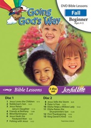 Going God's Way Beginner (ages 4 & 5) Bible Lesson DVD