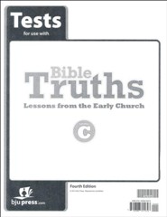 BJU Press Bible Truths Level C Tests (4th Edition)