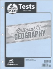 BJU Press Geography Grade 9 Tests Answer Key (4th Edition)