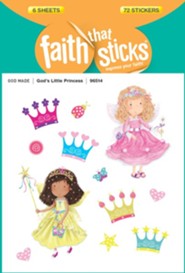 God's Little Princess Stickers