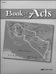 Abeka Book of Acts Tests Key