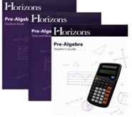 Horizons Pre-Algebra Complete Set