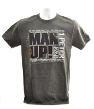 Be The Man God Called You to Be, Man Up Shirt, Gray, Large