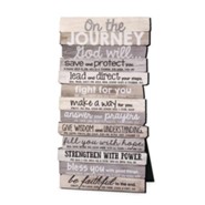 Journey, Stacked Words Plaque, Small