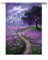 God Is Our Refuge And Strength, Large Flag