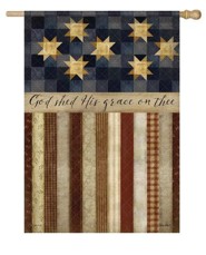 God Shed His Grace On Thee, Large Flag