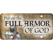 Full Armor of God License Plate