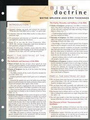 Bible Doctrine Laminated Sheet