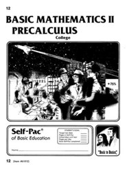 College Math 2 Precalculus Self-Pac 12
