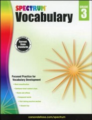 Spectrum Vocabulary Grade 3 (2014 Update)