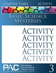 Basic Science Mysteries Activities Booklet, Chapter 3