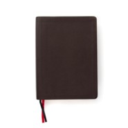 Genuine Leather Black Book Red Letter Thumb Index