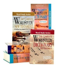The Complete Word Study Bible and Dictionary Pack,  5 Volumes