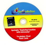Exploring Creation with Astronomy Vocabulary Flash Cards PDF CD-ROM