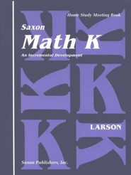 Saxon Math Kindergarten