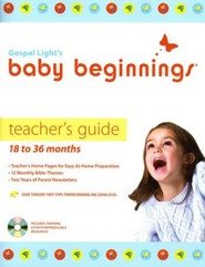 Baby Beginnings Teacher Guide 18-36 Months With CD-Rom
