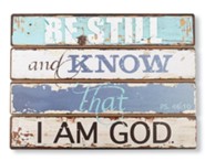 Be Still and Know, Wall Plaque