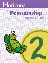 Horizons Penmanship Grade 2 Teacher's Guide