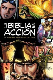 La Biblia en acci&oacute;n, enc. dura (The Action Bible)