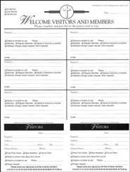 Attendance Registration Pad - Large (Package of 6)
