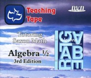 Saxon Math Algebra 1/2 Teaching Tape Full Set DVDs, 3rd Edition