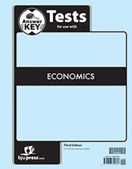 BJU Press Economics Grade 12 Tests Answer Key (3rd Edition)