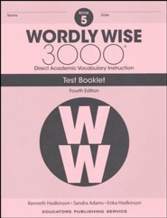 Wordly Wise 3000 Book 5 Tests (4th Edition; Homeschool  Edition)