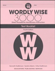 Wordly Wise 3000 Book 10 Tests (4th Edition; Homeschool  Edition)