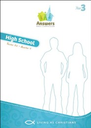 Answers Bible Curriculum Year 3 Quarter 4 High School Teacher Kit