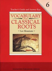 Vocabulary from Classical Roots Gr. 6 Teacher's Guide  (Homeschool Edition)