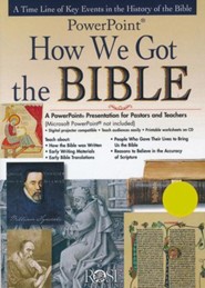 How We Got the Bible: PowerPoint CD-ROM