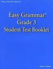 Easy Grammar Grade 3 Test Book