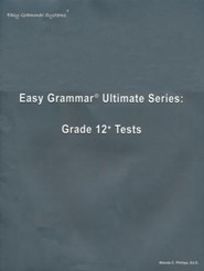 Easy Grammar Ultimate Series Grade 12 Test Book