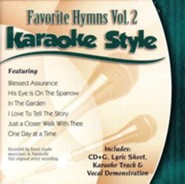 Favorite Hymns, Volume 2, Karaoke Style CD