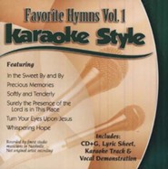 Favorite Hymns, Vol. 1, Karaoke CD