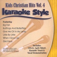 Kids Christian Hits, Volume 4, Karaoke Style CD