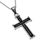 Not Perfect, Black Iron Cross Necklace