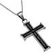 No Weapon, Black Iron Cross Necklace